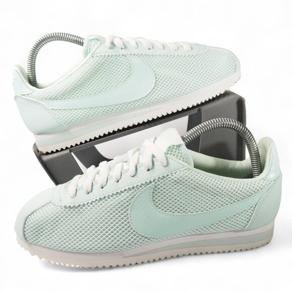 Nike Cortez Premium Retro "Mint Green" Sneakers Women's 8.5 Mesh 905614-301 - Picture 1 of 11